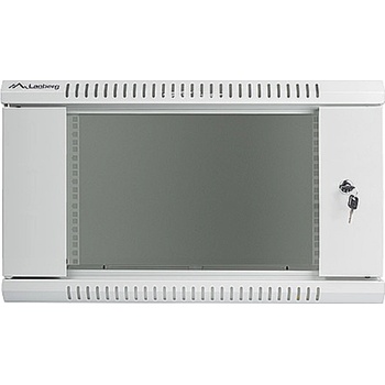 Lanberg rack cabinet 19 wall-mount 6U / 600x600 for self-assembly (flat pack), grey (WF01-6606-10S)
