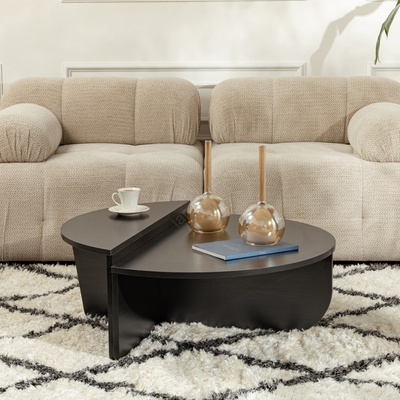 ASIR GROUP КОМПЛЕКТ 2x Конферентна маса ORION черна (AS2063)