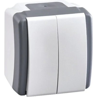 MONO КЛЮЧ СХ5 ОТКРИТ МОНТАЖ ip54 mono octans БЯЛ СИВ (mn-154-020001-102)