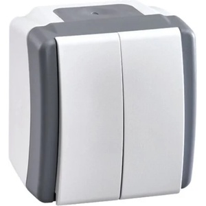 MONO КЛЮЧ СХ5 ОТКРИТ МОНТАЖ ip54 mono octans БЯЛ СИВ (mn-154-020001-102)