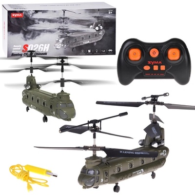 JOKOMISIADA Syma RC vrtuľník CH-47 CHINOOK s gyroskopom na vnútorné lietanie RTR