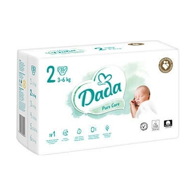 Dada Pure care 2 - 3-6 kg 35 ks
