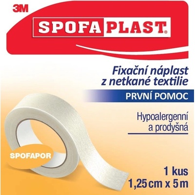 3M Spofaplast 731 fixačná náplasť z netkanej textílie 12,5 mm x 5 m