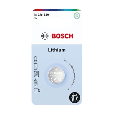 Bosch CR1620B1/00 GOMBELEM LITHIUM 3.0V 1-BLISTER (CR1620B1/00)