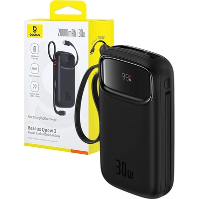Baseus QPow 2 20000 mAh čierná