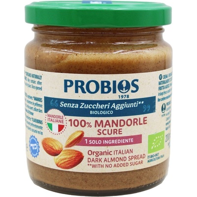 PROBIOS 100 % mandľový krém z tmavých mandlí BIO 200 g