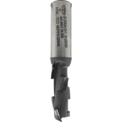 NULL Stopková fréza drážkovací Diamantová fréza Ekonomik Z1+1 (5+1) D20x44 L100 A=20x50