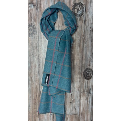 Vlněná šála světle modrá modrá – Zboží Mobilmania