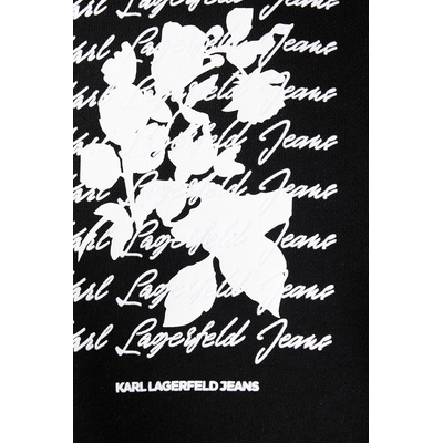 Karl Lagerfeld Jeans суичър с качулка дамски от памук (B3W20014)