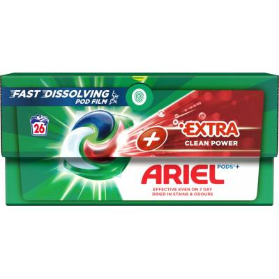 Ariel All in1 Pods Extra clean Gélové kapsuly na pranie 26 PD