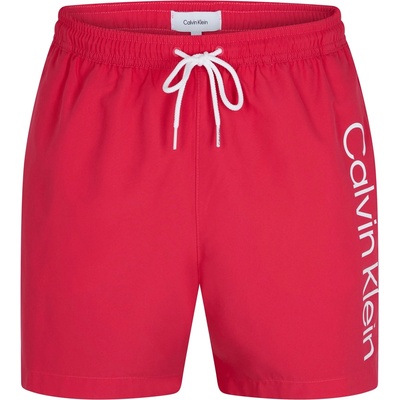 Calvin Klein Бански гащета Calvin Klein Large Logo Swim Shorts - Pink