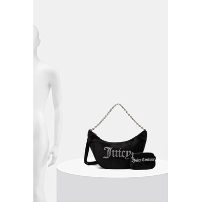 Juicy Couture чанта тип кроасан дамска от кадифе Kimberly (BIJQL8933WPO)