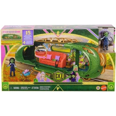 Mattel Wicked Emerald City Train Playset And Elphaba Doll