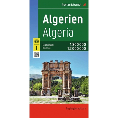 Alžírsko 1:800 000 - 1:2 000 000 / automapa