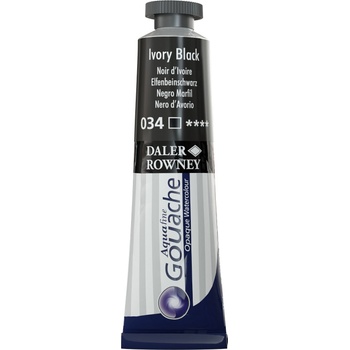 Daler Rowney Aquafine Гваш боя Ivory Black 15 ml 1 бр (136015034)
