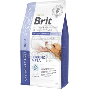 Brit Veterinary Diet Gastrointestinal Junior суха храна за кучета - херинга, грах 400 г