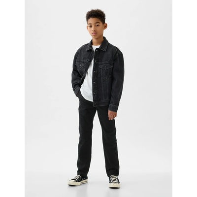 GAP dětské kalhoty straight stretch černá – Zboží Dáma