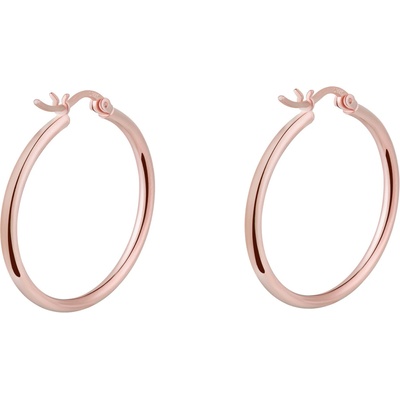 Olivie strieborné kruhy rose 7067