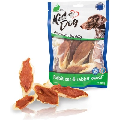 Kiddog králičí ucho plněné králíkem 250 g