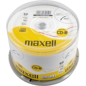 Maxell CD-R 80/700MB XL 52x 50p 50 бр (624006.40.AS)