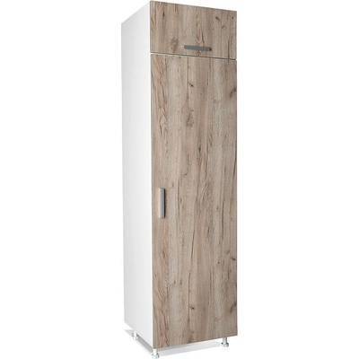 Matis Колонен шкаф за вграден хладилник in friz 60 сив дъб