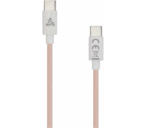 Sbox TYPEC-1-P USB-C samec/USB-C samec 2m ružový