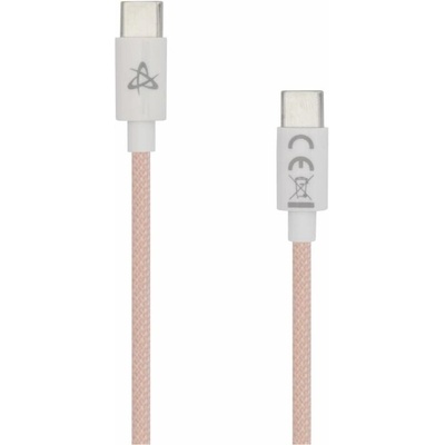 Sbox TYPEC-1-P USB-C samec/USB-C samec 2m ružový