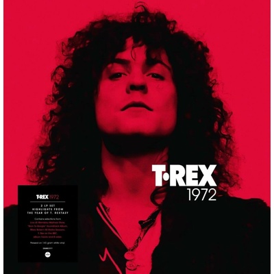 T.Rex: 1972 (Coloured White ) - 2Vinyl LP Vinyl