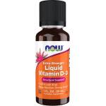 NOW NOW Vitamin D-3 Liquid Extra Strength, 30 ml - fitnesdobavki - 21,32 лв