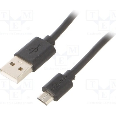 Goobay 72227 USB 2.0, USB A vidlice, USB B, micro vidlice, niklovaný, 1m