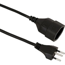 Value Kabel síťový prodlužovací Švýcarsko, typ J, SEV1011 T12 - T13, černý, 3m - 19.99.1180