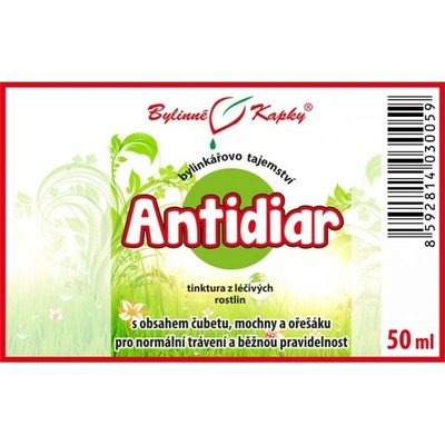 Bylinné kapky Antidiar Bylinné kvapky tinktúra 50 ml