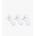 Lacoste Чорапи Lacoste Men's Cotton 3 Pack Logo Trainer Socks - White