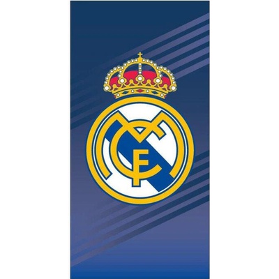 Cedrá futbalová osuška FC Real Madrid motív El Escudo 70 x 140 cm