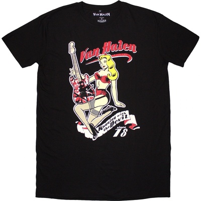 Van Halen Running With The Devil (Dress) Black S Дамски Риза (VHDRS30LB01)