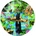 SunsOut - Puzzle Panther Reflections round - 500 piese