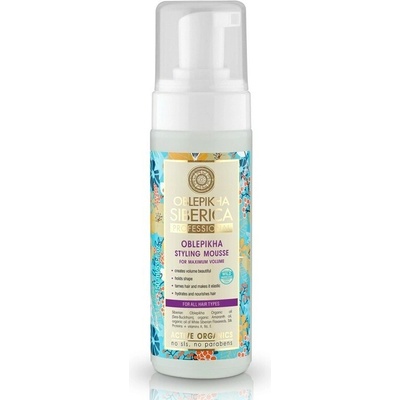 Natura Siberica Rakytníková pěna pro maximální objem pro všechny typy vlasů 170ml