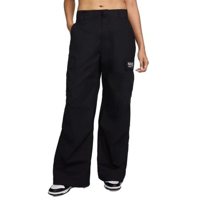 Nike W Nsw Woven Os Pant Hr Gls Cierna