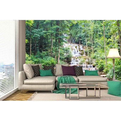 DIMEX ART Самозалепваща се флизелинова фототапета малък водопад 375 x 250 см