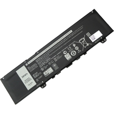 Dell Dell, 3 клетки, 11.4V, 38Wh, Оригинална (F62G0)