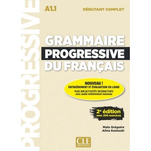 Grammaire progressive déb. complet + appli 2e édition | Maïa Grégoire, Alina Kostucki (2025)