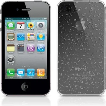 Image 1 of Apple iPhone 4S/4 3D Rain Твърд Калъф Бял + Протектор