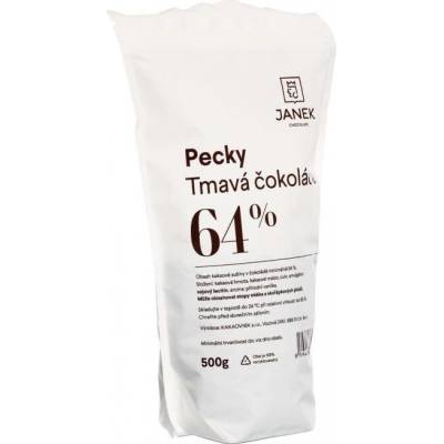 Čokoládovna JANEK Kôstky 64% horkej čokolády 500 g
