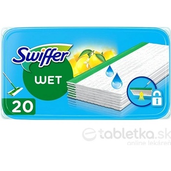 Swiffer Wet Citrus Fresh náhradné vlhčené obrúsky na podlahu 20 ks