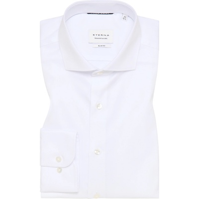 Eterna pánska košeľa Cover slim fit nepriehľadná biela