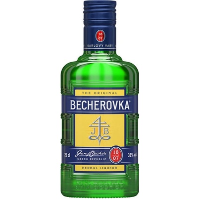 Becherovka 38% 0,2 l (holá láhev)