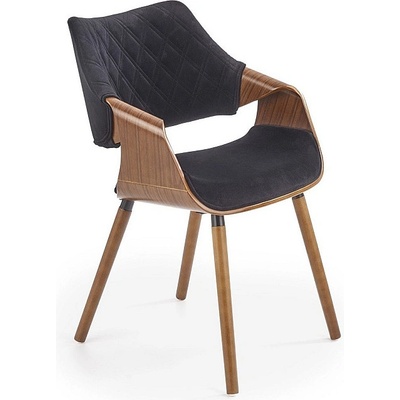 Halmar Трапезен стол k396 орех / черен