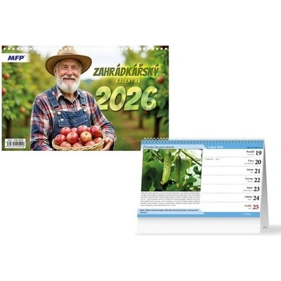 Zahradkářský stolní autor neuvedený 2026