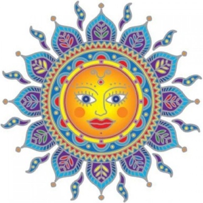 Mandala okenná nalepovacia - Zlaté slnko