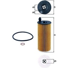 Olejový filter MAHLE OX 404D